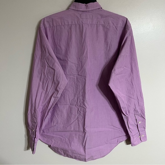 Men’s Lauren Ralph Lauren Long Sleeve Bottom Down Shirt Stripes Size 15.5 34/35 - Picture 10 of 10